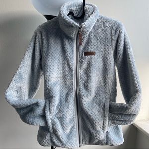 ✨Ice Blue Columbia Fleece Jacket✨